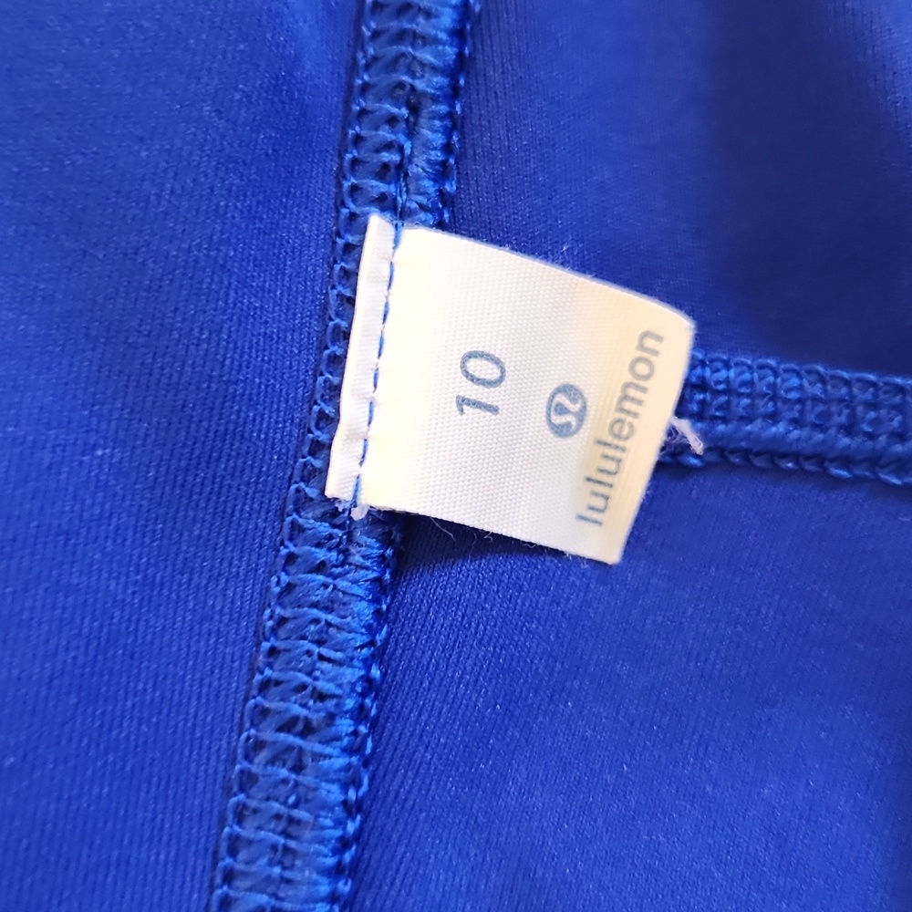 Lululemon Athletica Tight Stuff Tight || Jet Stream Blue 25" Leggings 10 - Picture 12 of 16